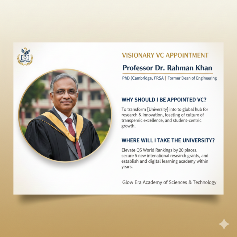 Bangladeshi Universities need Visionary VCs: Simple way to find them