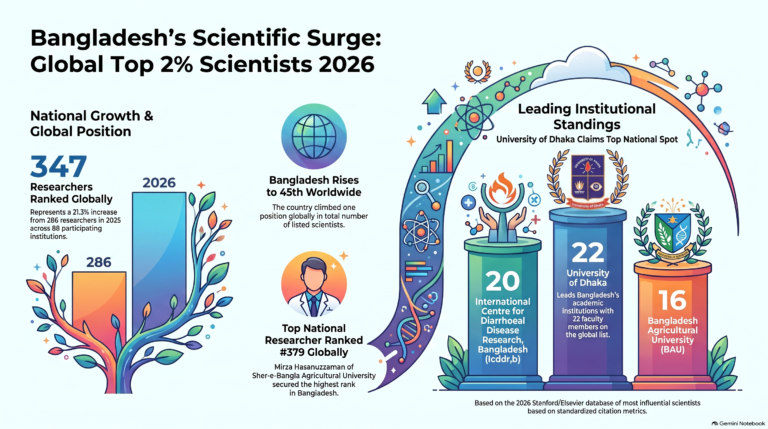 Top 10 of Top 2% Scientists from Bangladesh in 2026